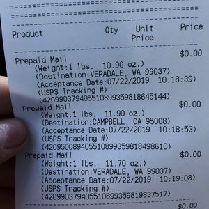 Shipping proof @jinky123 @pamelajensen